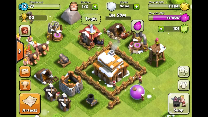 База в Clash of Clans, еще один этап развития