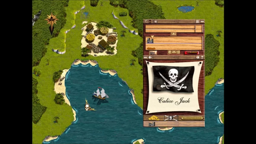 Карта острова в Corsairs