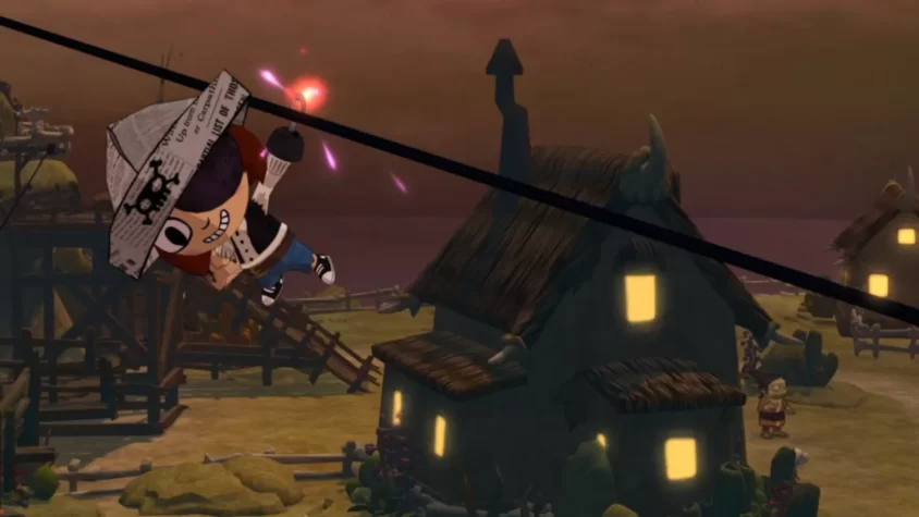 Сражение с монстрами в Costume Quest