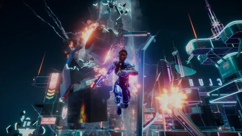 Взрыв и разрушение в Crackdown 3