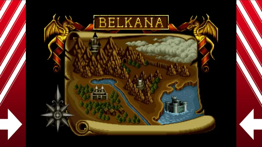 Карта мира в игре Crossed Swords