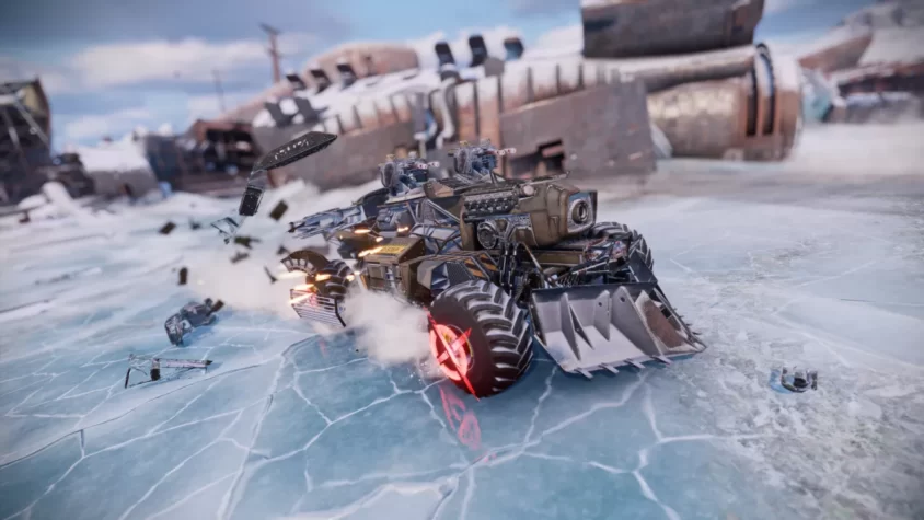 Машина на льду в Crossout