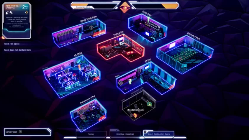 Перемещение предметов в игре ctrl.alt.DEAL