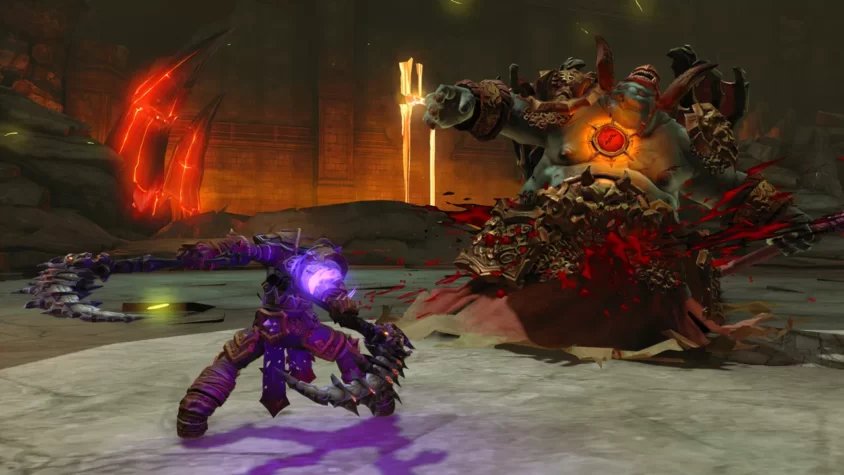 Последняя битва с огромным врагом в Darksiders 2