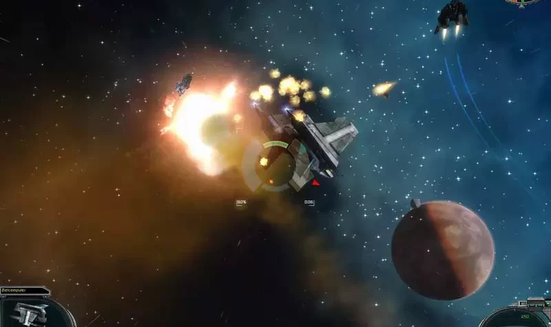 Космический бой в игре DarkStar One