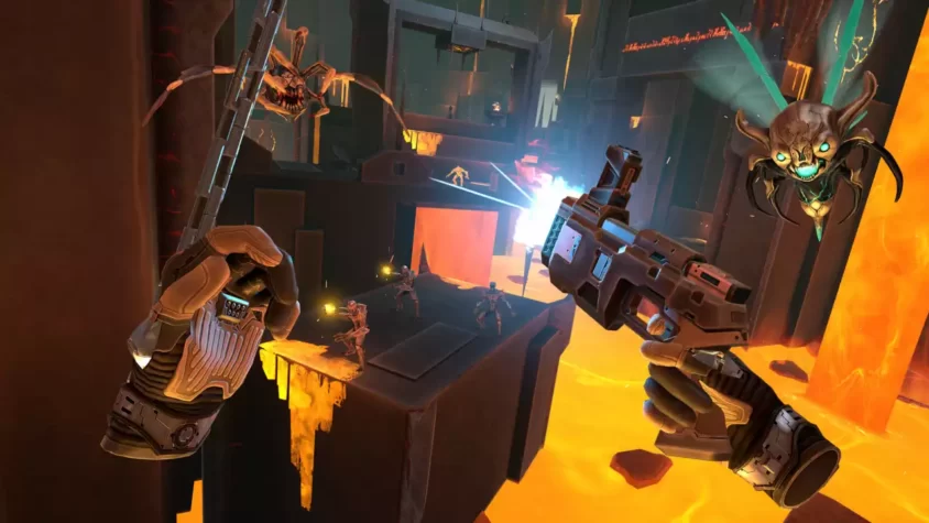 Геймплей Dead Hook: сражение с гигантским монстром