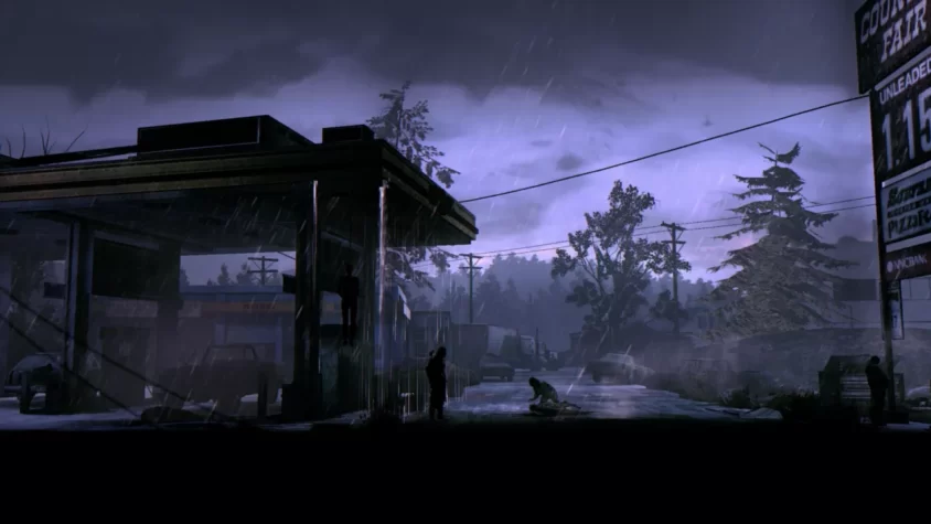 Человек с молотком в разрушенной комнате в Deadlight
