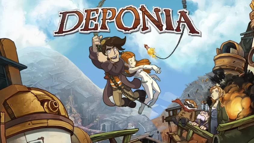 Главная обложка игры Deponia