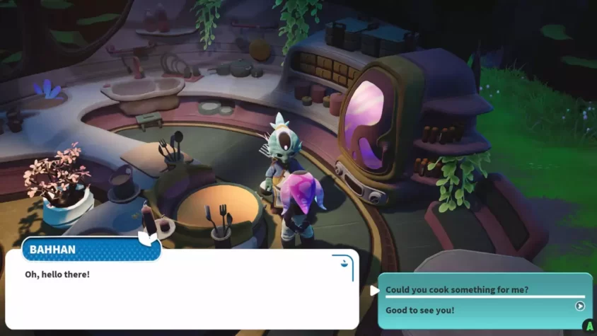 Игра Distant Bloom: разговор с местным жителем