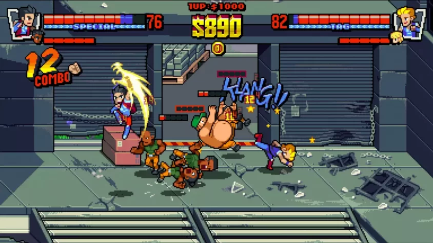 Бой в Double Dragon Gaiden