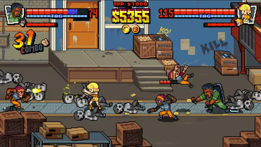 Сражение в Double Dragon Gaiden