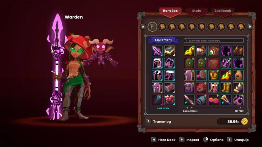 Скриншот сражения с врагами в Dungeon Defenders: Awakened