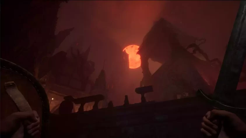 Сцена на крыше в Dungeonborne