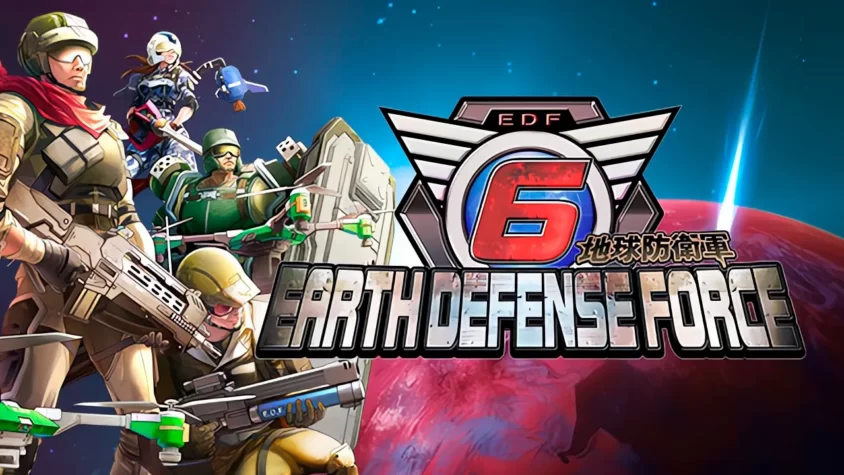 Обложка Earth Defense Force 6 Обложка игры Earth Defense Force 6