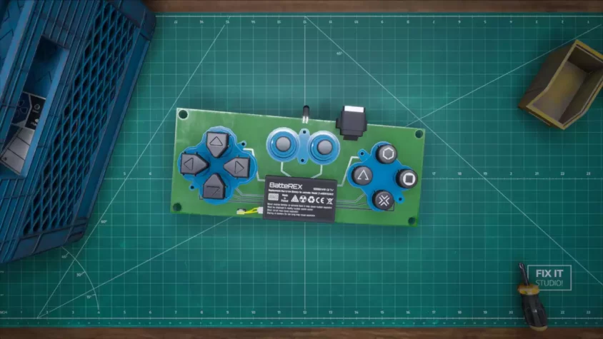 Плата с кнопками в игре Electrician Simulator