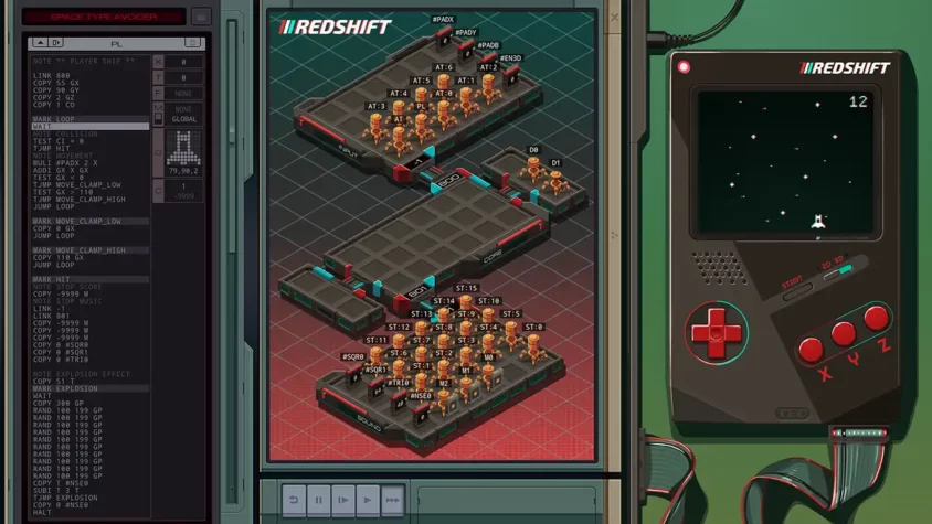 Процесс создания игры в EXAPUNKS