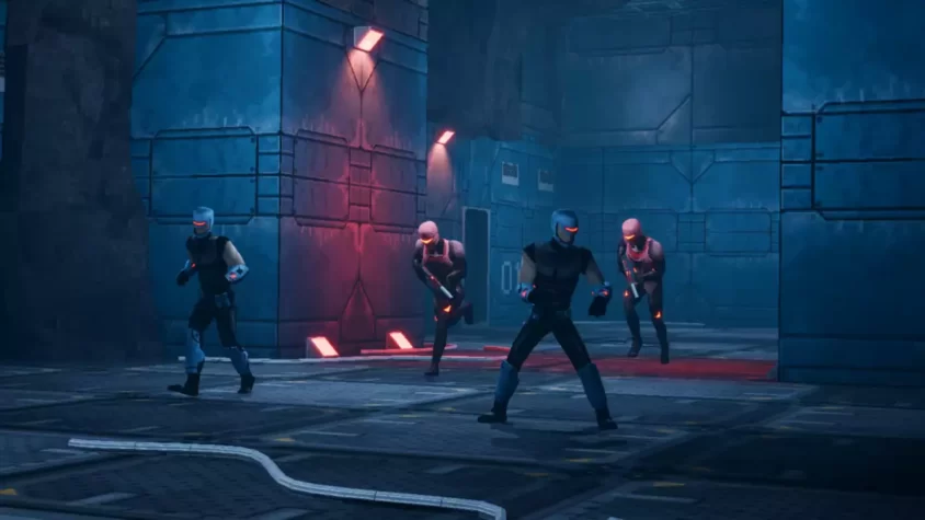 Схватка с врагами в Extinction Rifts