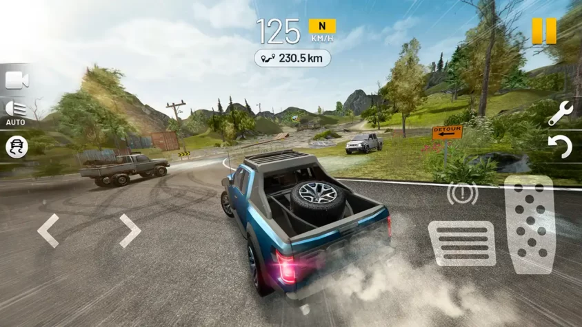 Гонка на внедорожнике в Extreme Car Driving Simulator