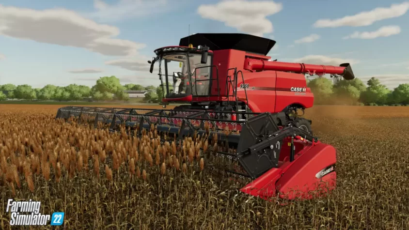 Овцы на ферме в Farming Simulator 22