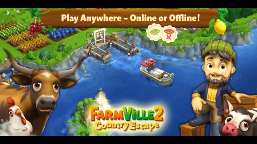 Первый экран из игры FarmVille 2: Country Escape