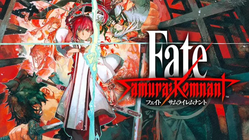 Обложка игры FateSamurai Remnant Оформление игры FateSamurai Remnant, яркое и насыщенное