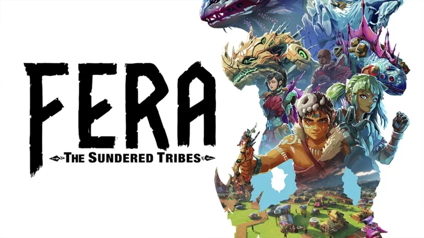 Fera: The Sundered Tribes - Обложка Обложка игры Fera: The Sundered Tribes, персонажи и фантастический мир