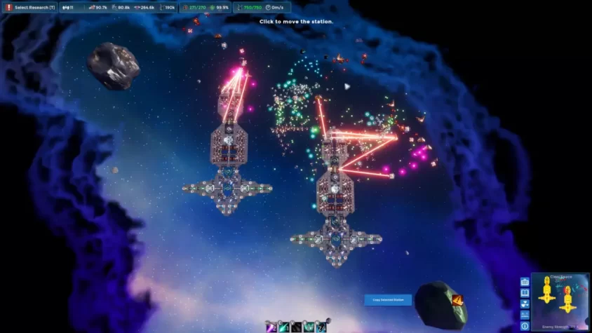 Скрин игры Final Factory с добычей ресурсов