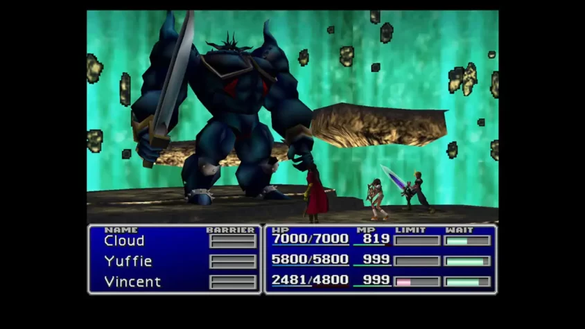 Гигантский босс в Final Fantasy VII