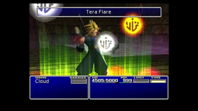 Заклинание Tera Flare в Final Fantasy VII