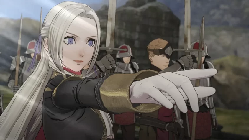 Сцена с классовыми заданиями в Fire Emblem: Three Houses