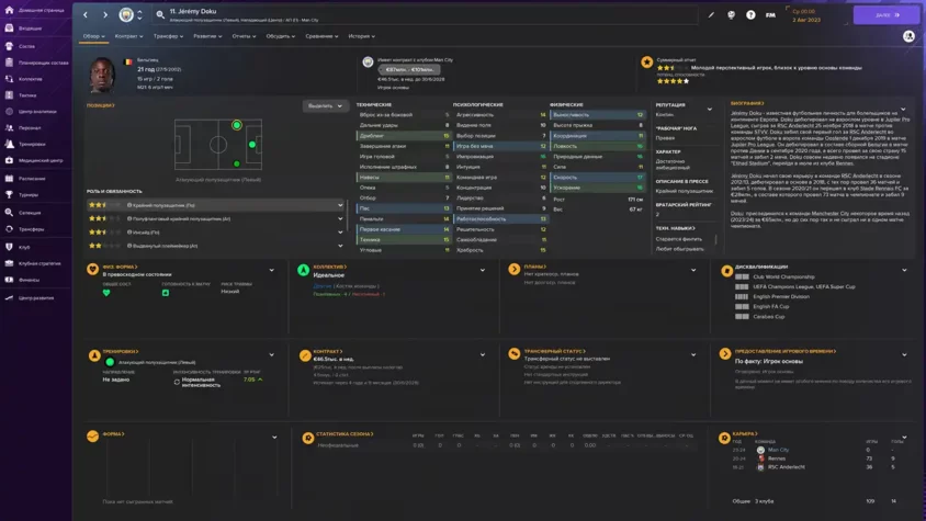 Переговоры в Football Manager 2024