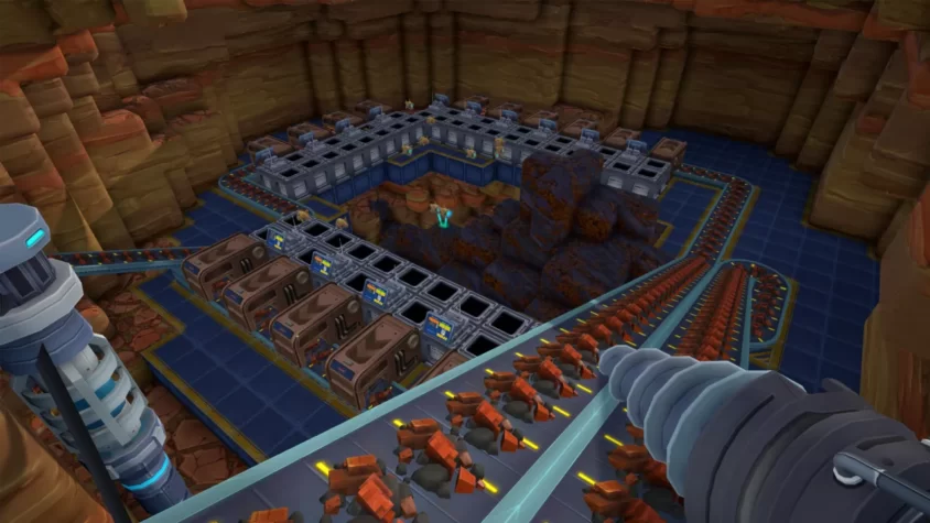 Добыча ресурсов в игре Foundry