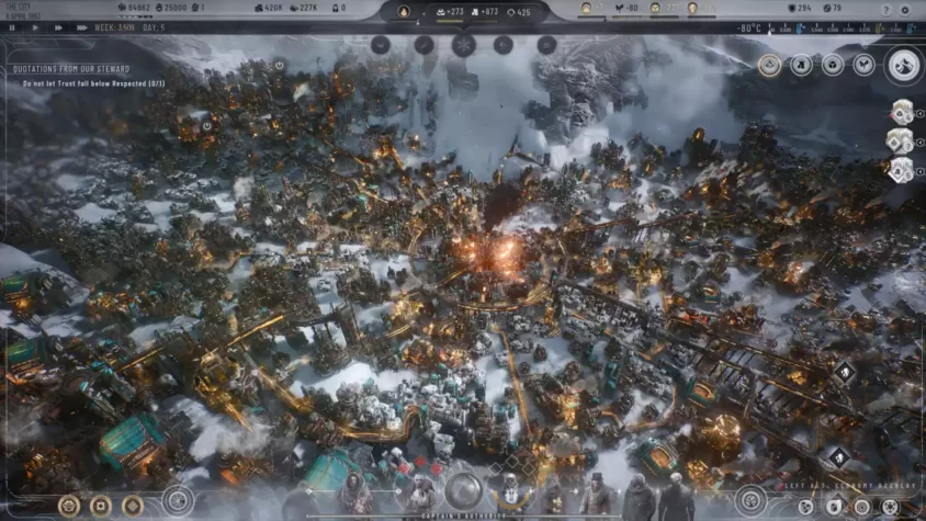 Город в Frostpunk 2