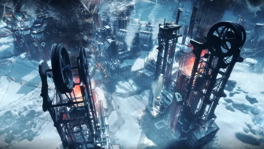 Герои на протесте в Frostpunk