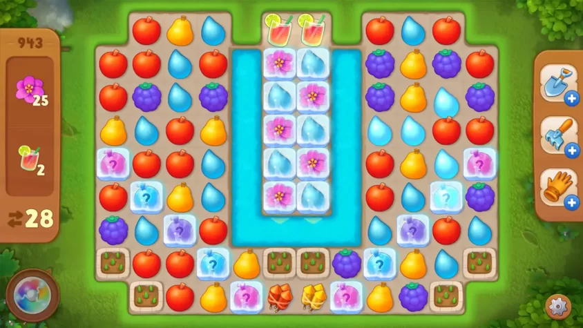 Скриншот игры: поиск предметов в мастерской