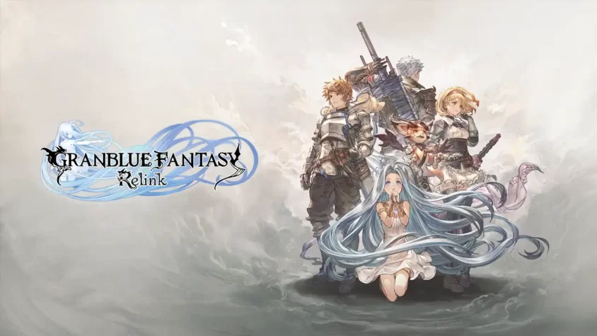 Granblue Fantasy: Relink - Ожидания в облаках Эпичная обложка игры, где все персонажи выглядят так, как будто они уже готовы к следующему бою, даже если это просто прогулка по облакам