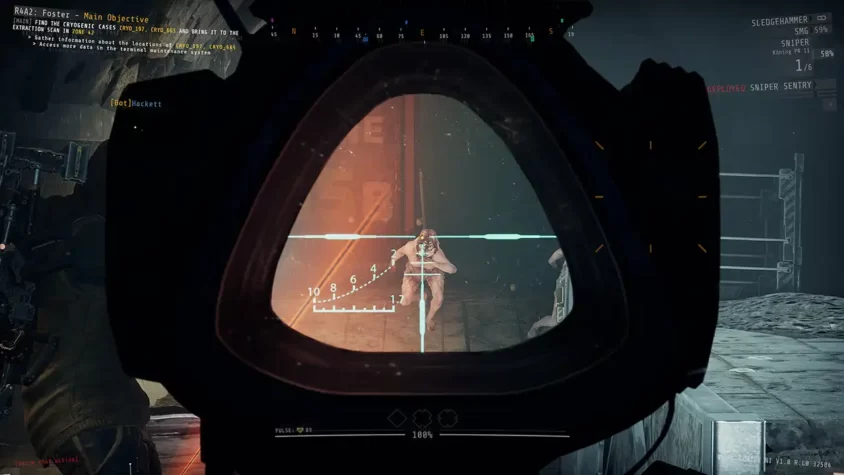 Скриншот игры GTFO, атака мутантов
