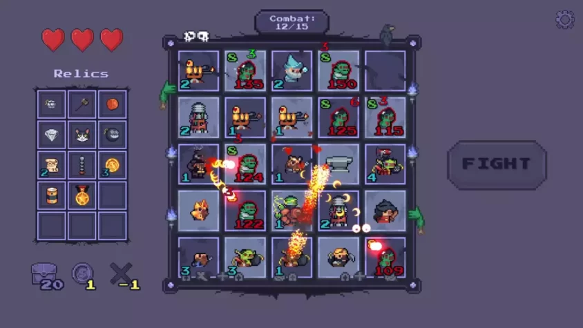 Панель с миньонами в Guild of Rogues