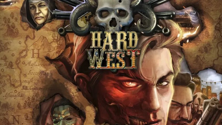 Hard West - Обложка Обложка игры Hard West