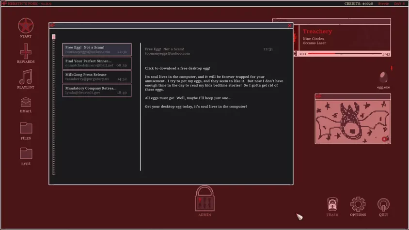 Первый скриншот игры Heretic's Fork