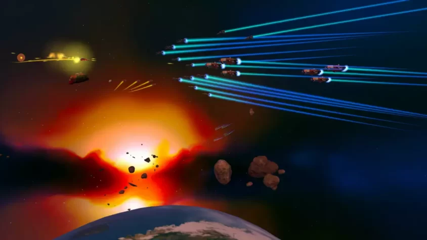 Космическое сражение в Homeworld: Vast Reaches