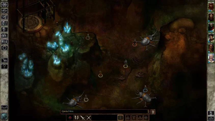 В пещерах Icewind Dale даже насекомые выглядят как мощные боты из будущего, а ваши герои теряются среди кристаллов
