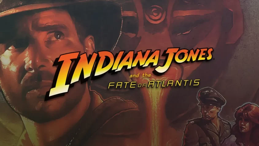 Indiana Jones и Судьба Атлантиды Обложка игры Indiana Jones and the Fate of Atlantis