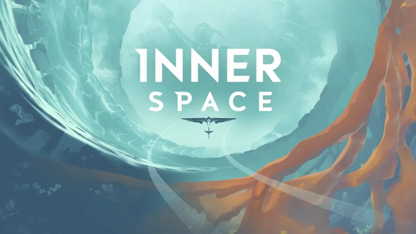 Inner Space — обложка игры Покровитель этого космического мира, похоже, не понимает, что мы не ждали его такого — воздушные просторы и причудливые формы.