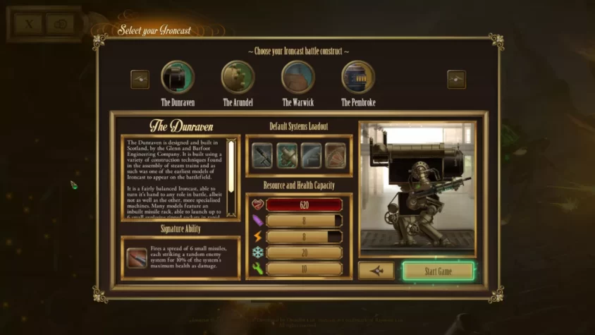Карта миссий в Ironcast