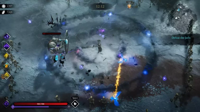 Персонаж закрывает порталы в игре Jötunnslayer: Hordes of Hel