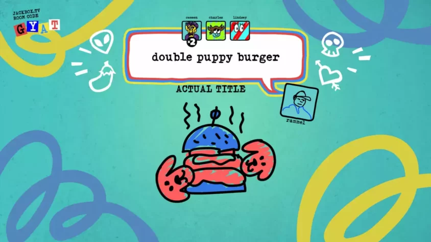 Процесс рисования в Jackbox: Naughty Pack