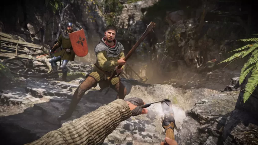 Персонаж в деревне Kingdom Come: Deliverance 2