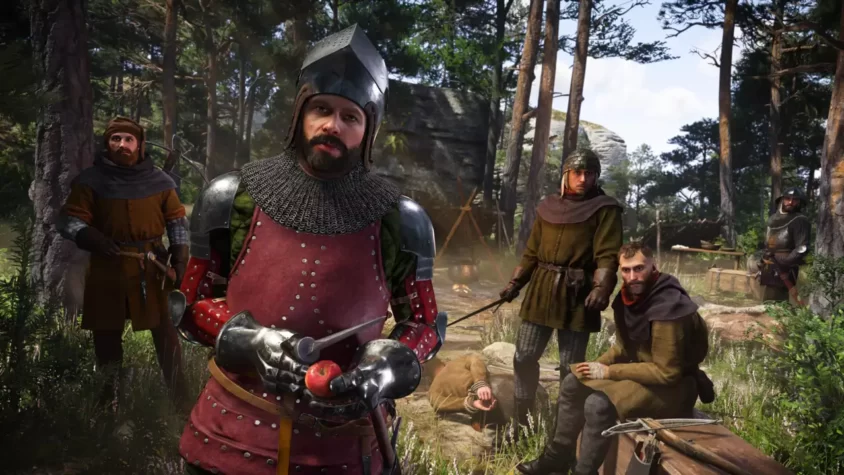 Битва в лесу в Kingdom Come: Deliverance 2