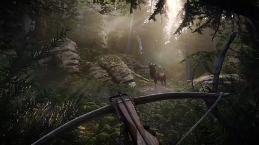 Персонажи в лесу в Kingdom Come: Deliverance 2